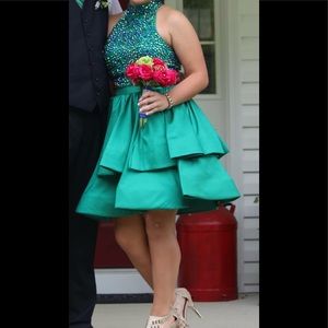Emerald green Homecoming dress